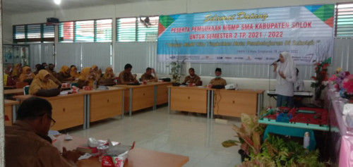 PEMBUKAAN MKKS DAN MGMP SMA/SMK SEKABUPATEN SOLOK DI SMAN 1 SINGKARAK BERLANGSUNG MERIAH